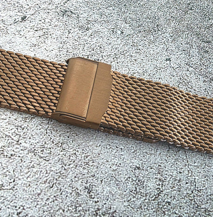 Bronze PVD High Quality Shark Mesh 2.7mm Thick Watch Strap Band  20 mm 22 mm UK