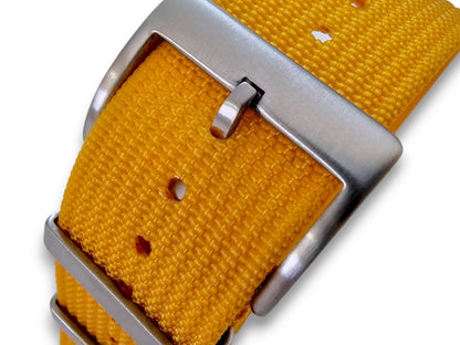 Ribbed Nylon NATO Watch Strap 1.4mm Thick 20mm 22mm