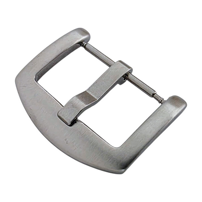 Stainless Steel Brushed Tang Buckle Curved 18mm 20mm 22mm Sports Style