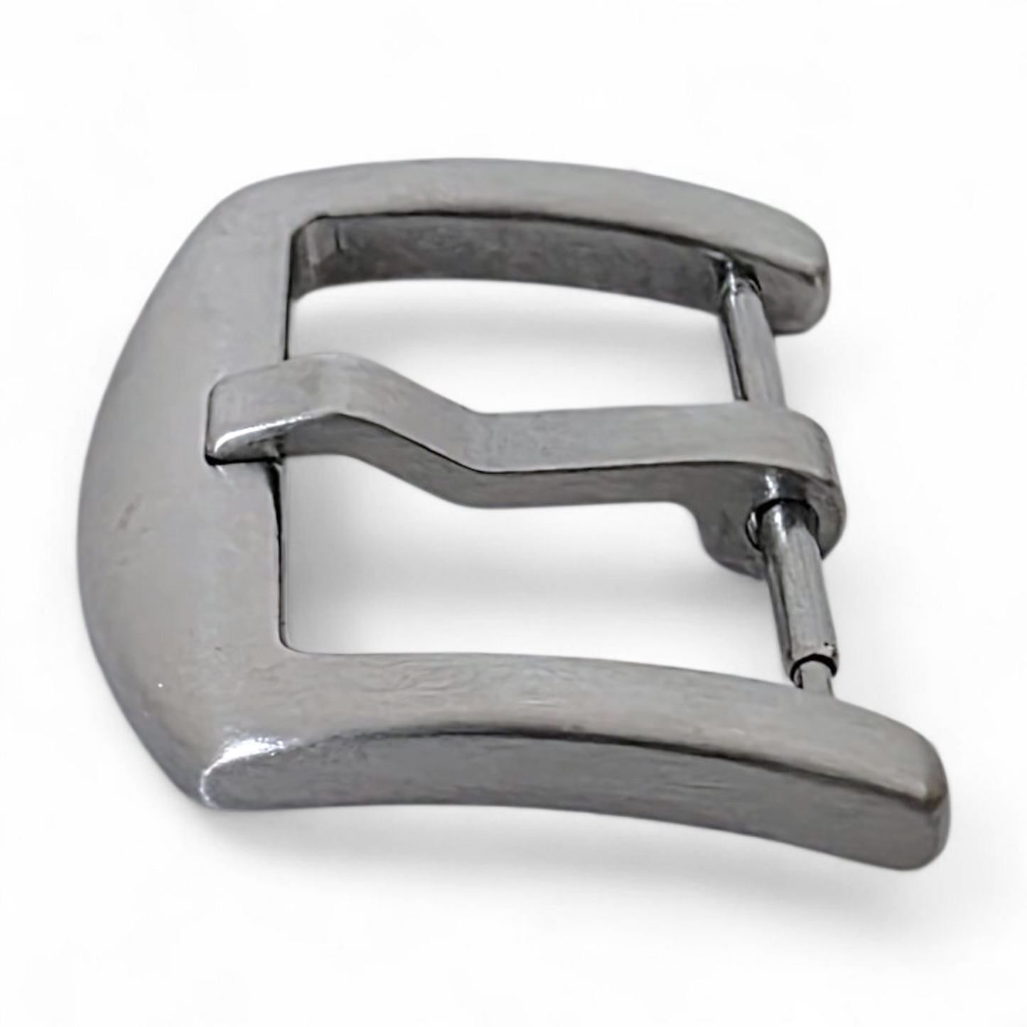 Stainless Steel Brushed Tang Buckle Curved 18mm 20mm 22mm Sports Style