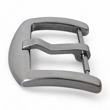 Stainless Steel Brushed Tang Buckle Curved 18mm 20mm 22mm Sports Style