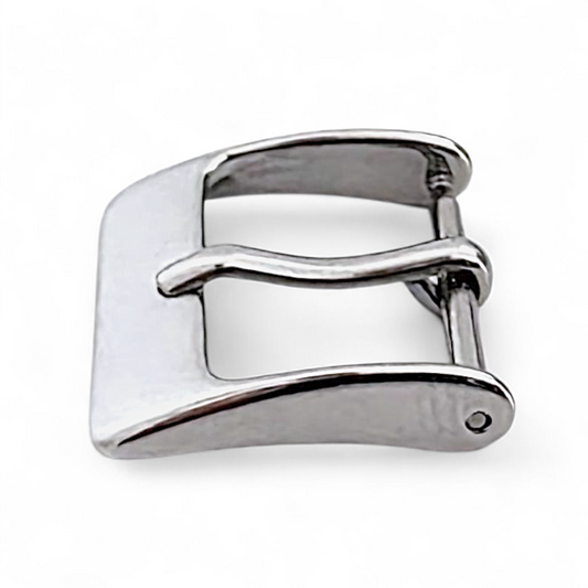 Stainless Steel Polished Tang Buckle 18mm 20mm Dress Style