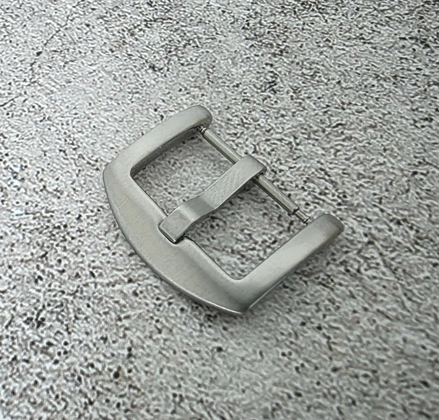 Stainless Steel Brushed Tang Buckle Curved 18mm 20mm 22mm Sports Style