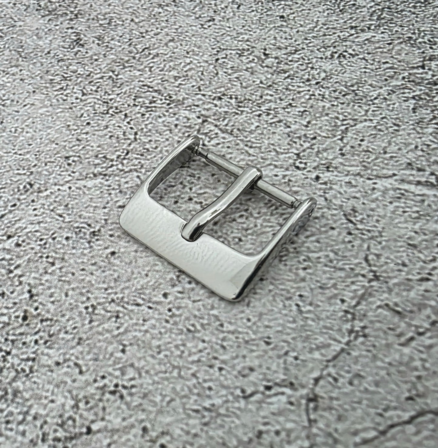 Stainless Steel Polished Tang Buckle 18mm 20mm Dress Style