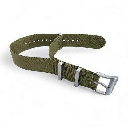 Sovereign Luxury Nylon Watch Strap Military 18mm 20mm 22mm Army Green