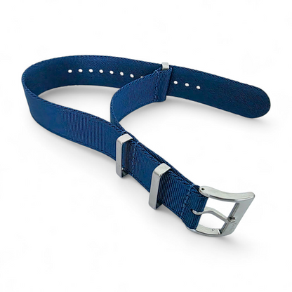Sovereign Luxury Nylon Watch Strap Military 18mm 20mm 22mm Royal Blue