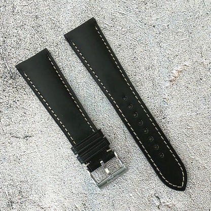 Buttero Leather Strap 20mm 22mm Black