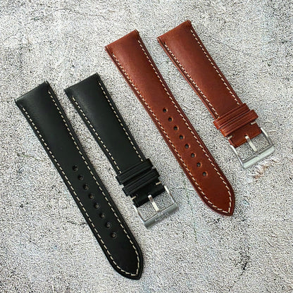 Buttero Leather Strap 20mm 22mm Black
