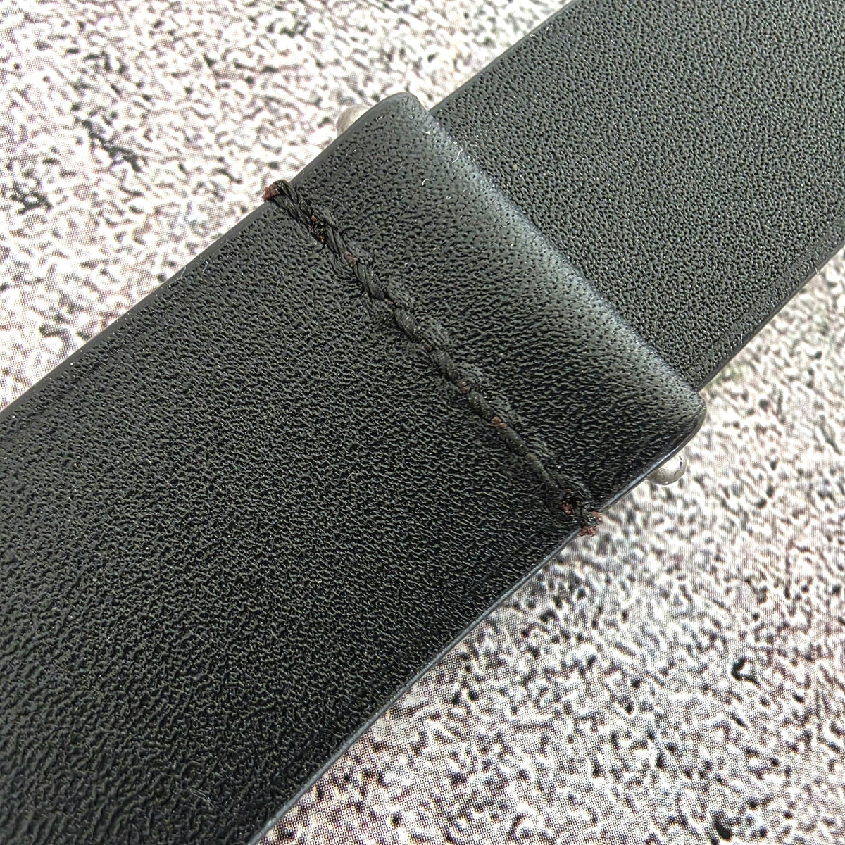 French Novonappa Leather One Piece Strap 20mm Dark Brown