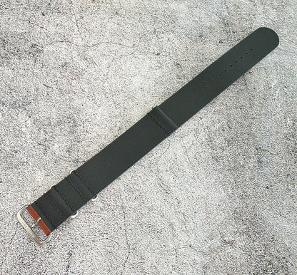French Novonappa Leather One Piece Strap 20mm Brown