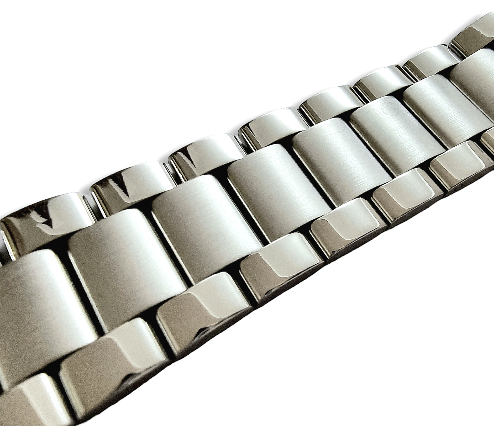 Prestige 316L Steel Solid Watch Strap 18mm 20mm 22mm 24mm Rose Gold Black 2 Tone