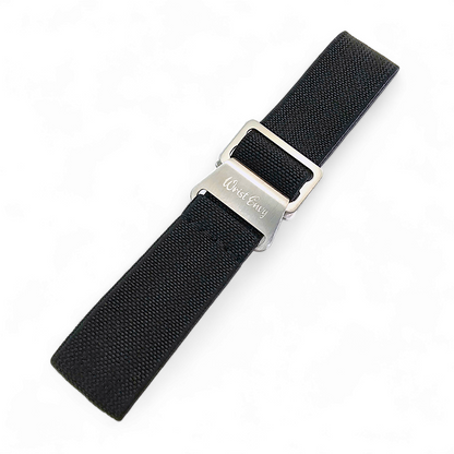 Elastic Nylon Marine Nationale Watch Strap Band 20mm 22mm Black Shades