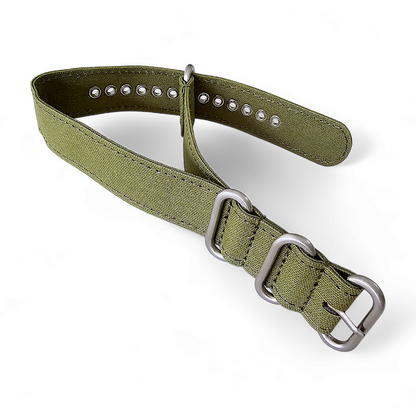 Canvas Zulu NATO Watch Strap Army Military 20mm 22mm