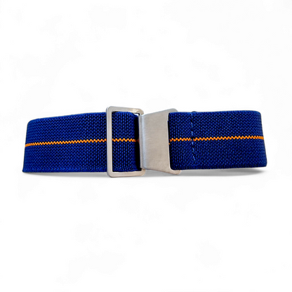 Marine Nationale Watch Strap Band Parachute Elastic Nylon NATO MOD 18 20 22 mm