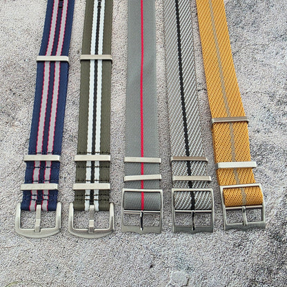 Job Lot of 5 Nylon Watch Straps Bands 22mm Military Mixed For Tudor Buckle Mens