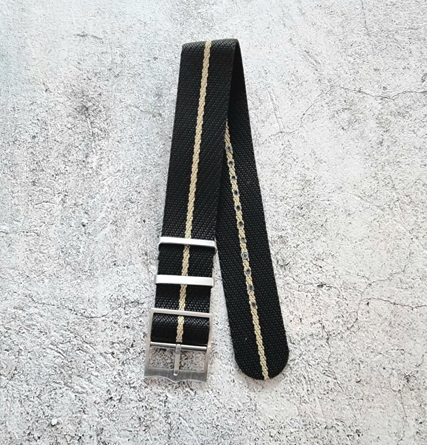 Tudor Style Buckle Nylon NATO Watch Strap 20mm 22mm