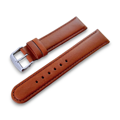 Padded Luxury Leather Watch Strap Band Stitched Mens Womens Ladies 8mm to 26mm