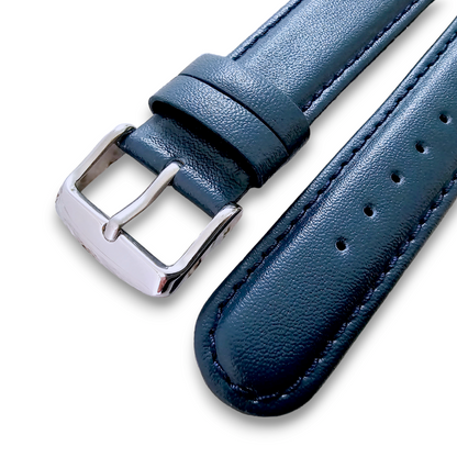 Padded Luxury Leather Watch Strap Band Stitched Mens Womens Ladies 8mm to 26mm