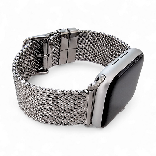 Shark Mesh 2.6mm Thick 316L Stainless Steel Bracelet For Apple Iwatch