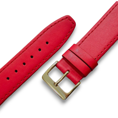 Luxury Stitched Leather Watch Strap Band Replacement Mens Womens 8mm to 22mm UK