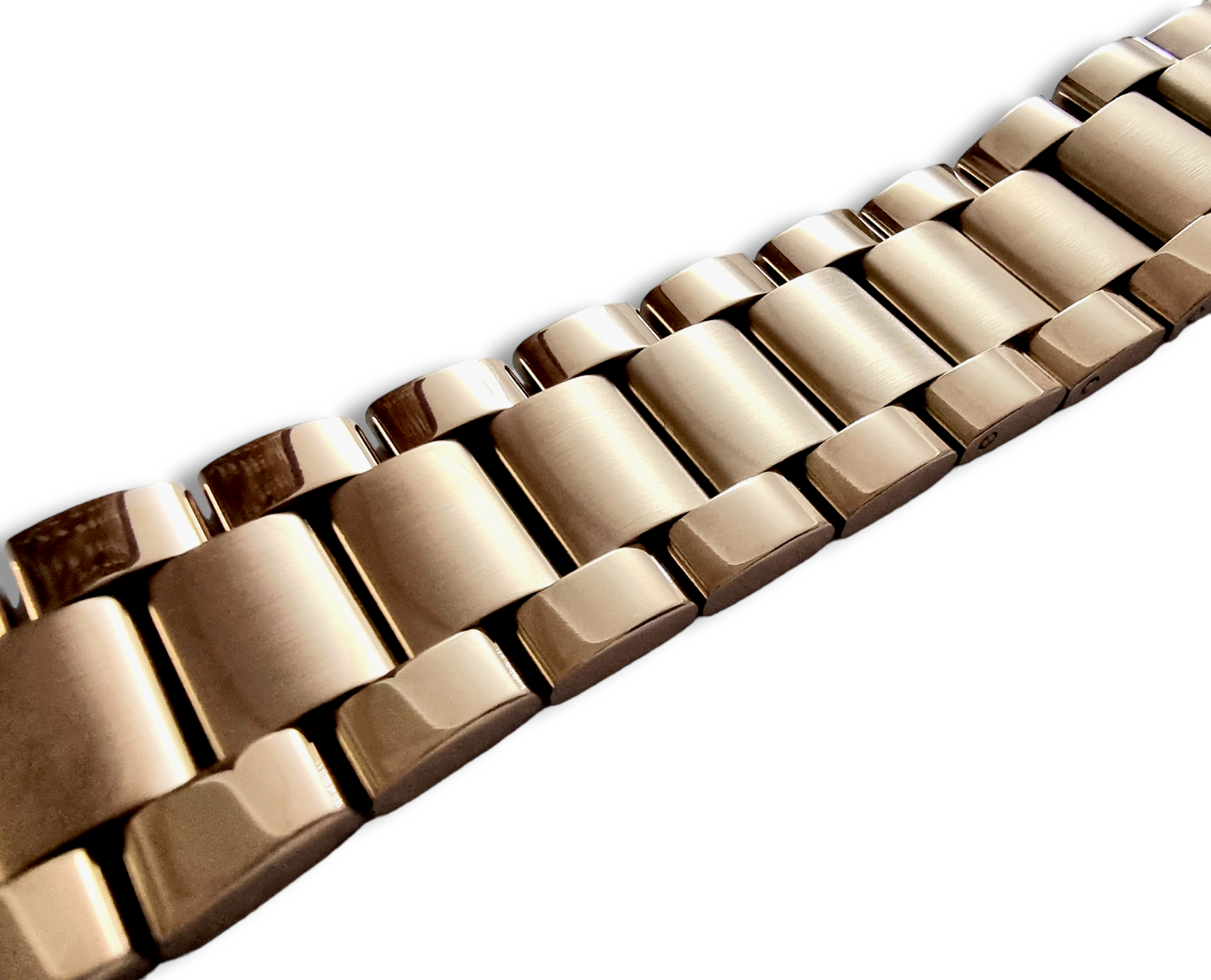 Xeric 20mm Rose Gold PVD Mesh Bracelet with Deployant Clasp