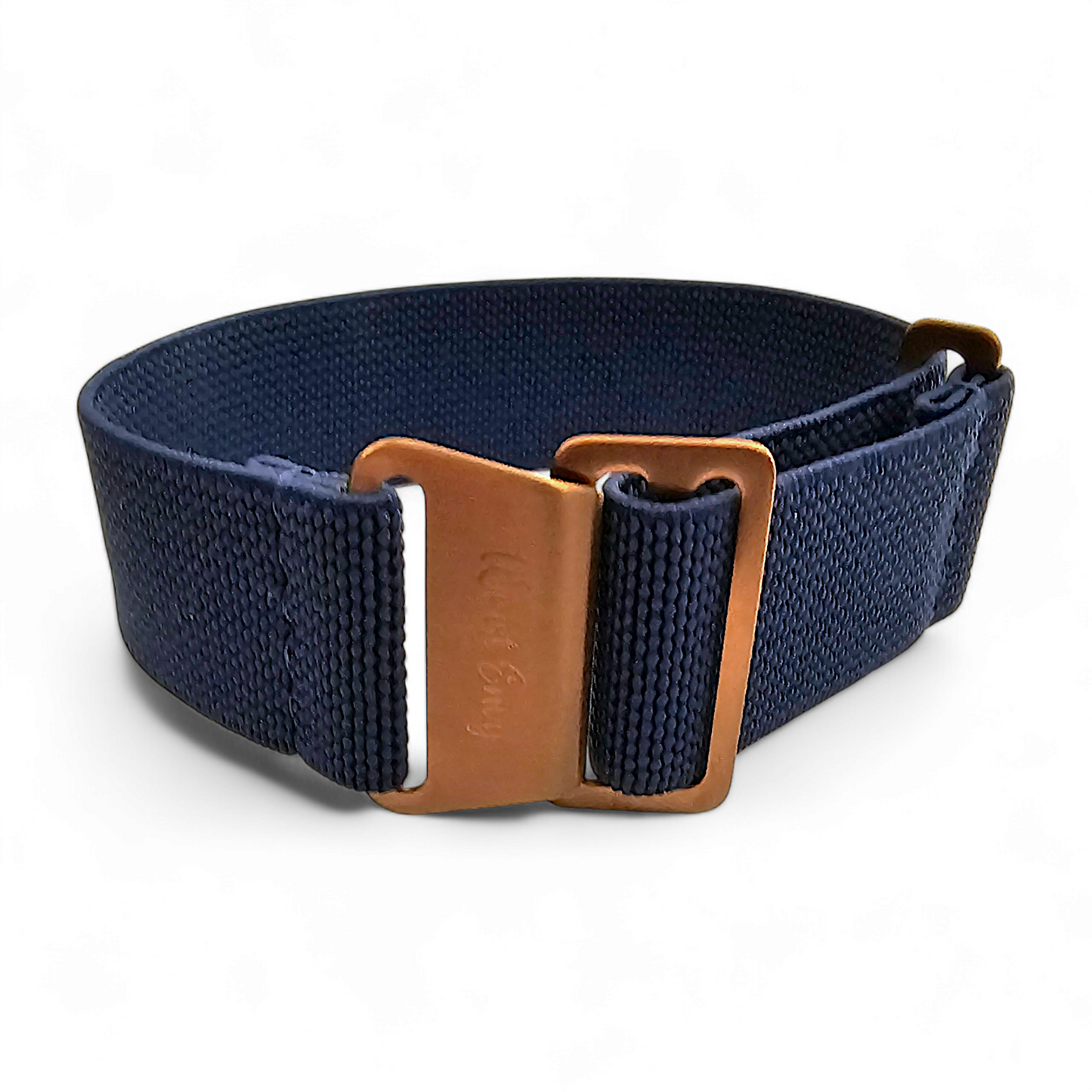 Bronze PVD Marine Nationale 20mm 22mm Navy Blue