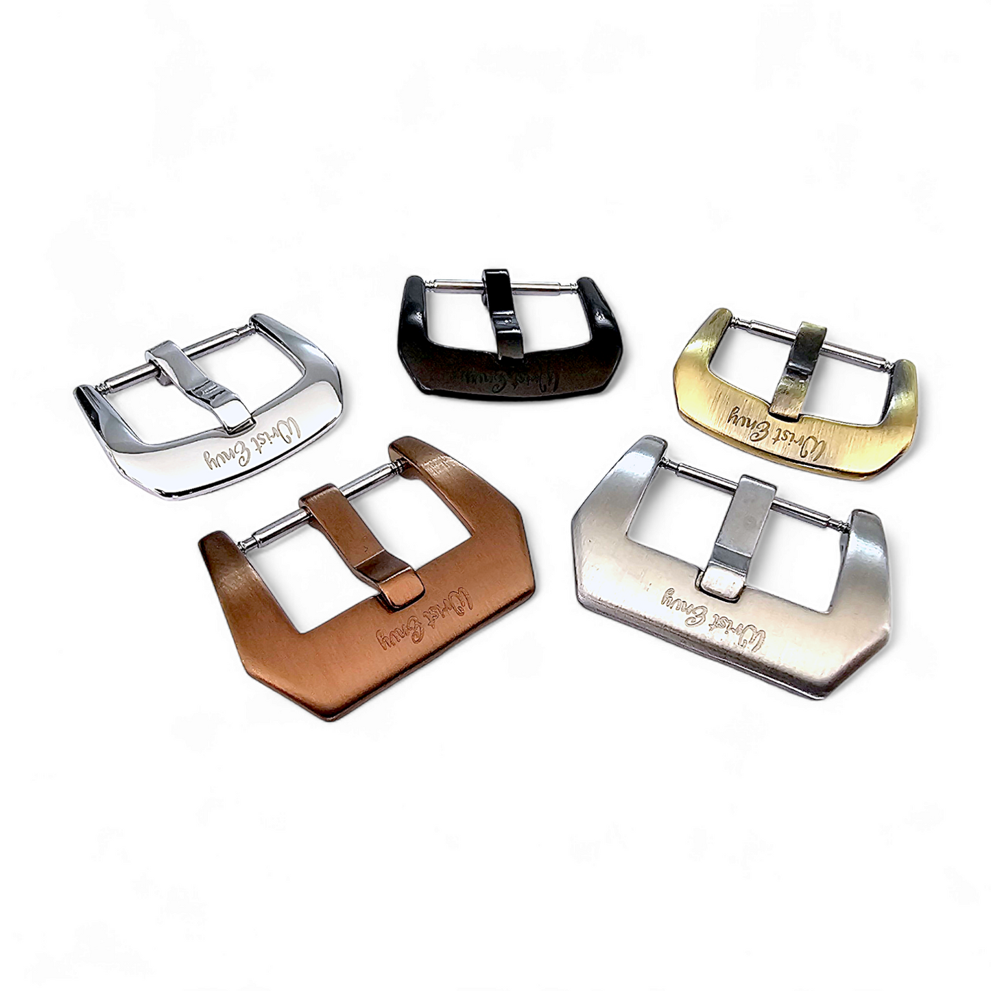 Replacement Stainless Steel Watch Buckle for Watch Straps 16mm 18mm 20mm