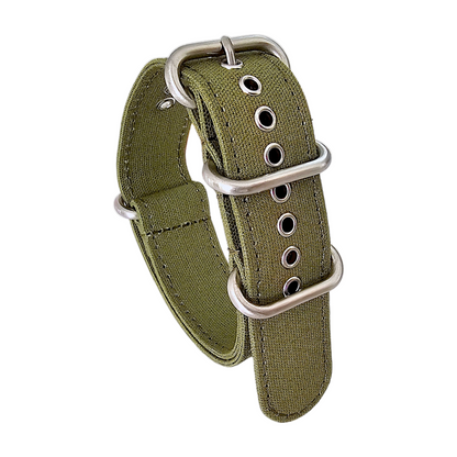 Canvas Zulu NATO Watch Strap Army Military 20mm 22mm