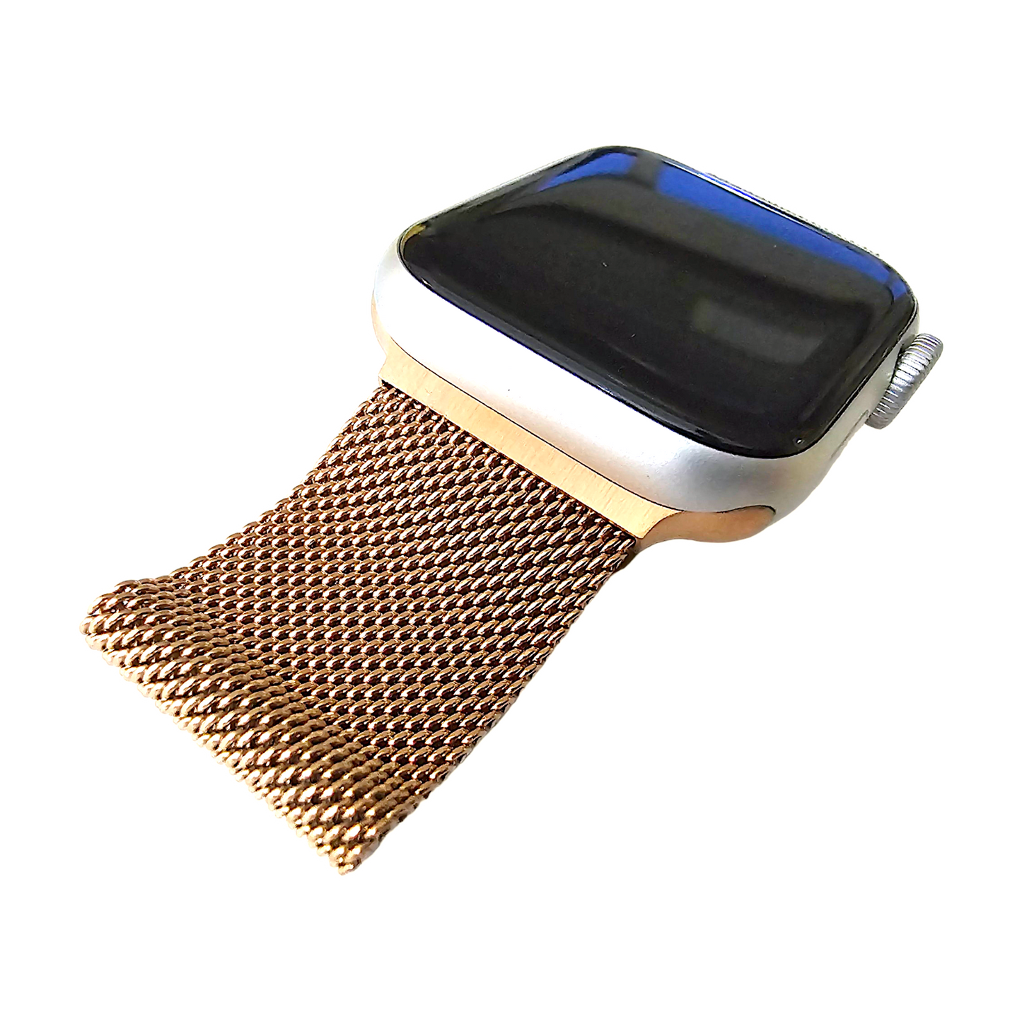 Milanese Steel Loop Bracelet For Apple Watch Retro Pink Gold