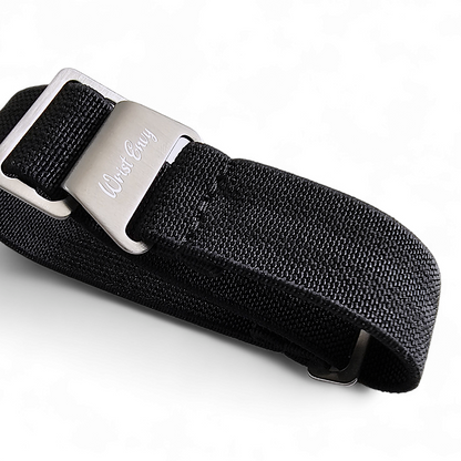 Elastic Nylon Marine Nationale Watch Strap Band 20mm 22mm Black Shades