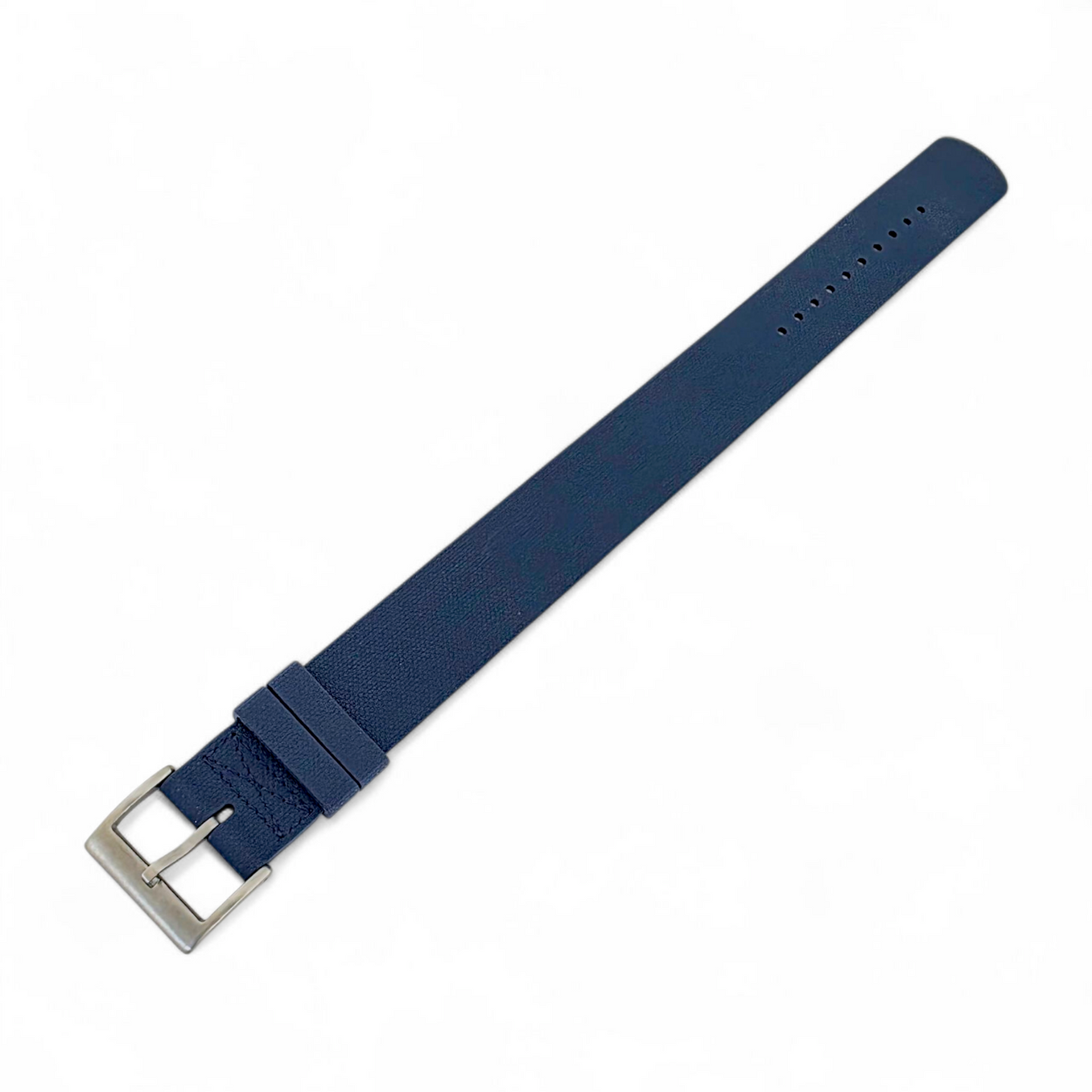 FKM Rubber One Piece Watch Strap Band 1.4mm 20mm 22mm Blue