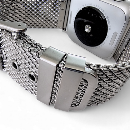 Shark Mesh 2.6mm Thick 316L Stainless Steel Bracelet For Apple Iwatch