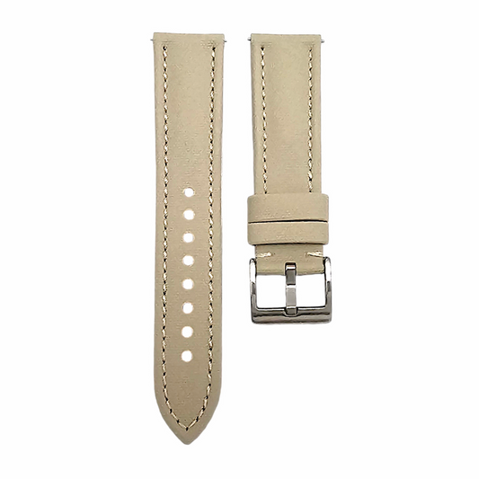 Sailcloth Watch Strap Band Two Piece 20mm 22mm Beige