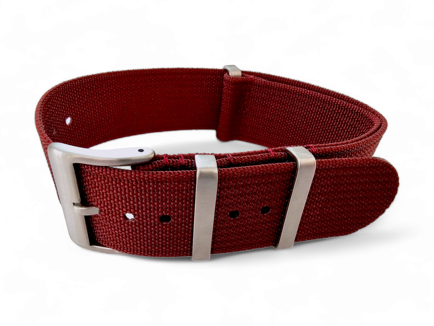 Ribbed Nylon NATO Watch Strap 1.4mm Thick 20mm 22mm