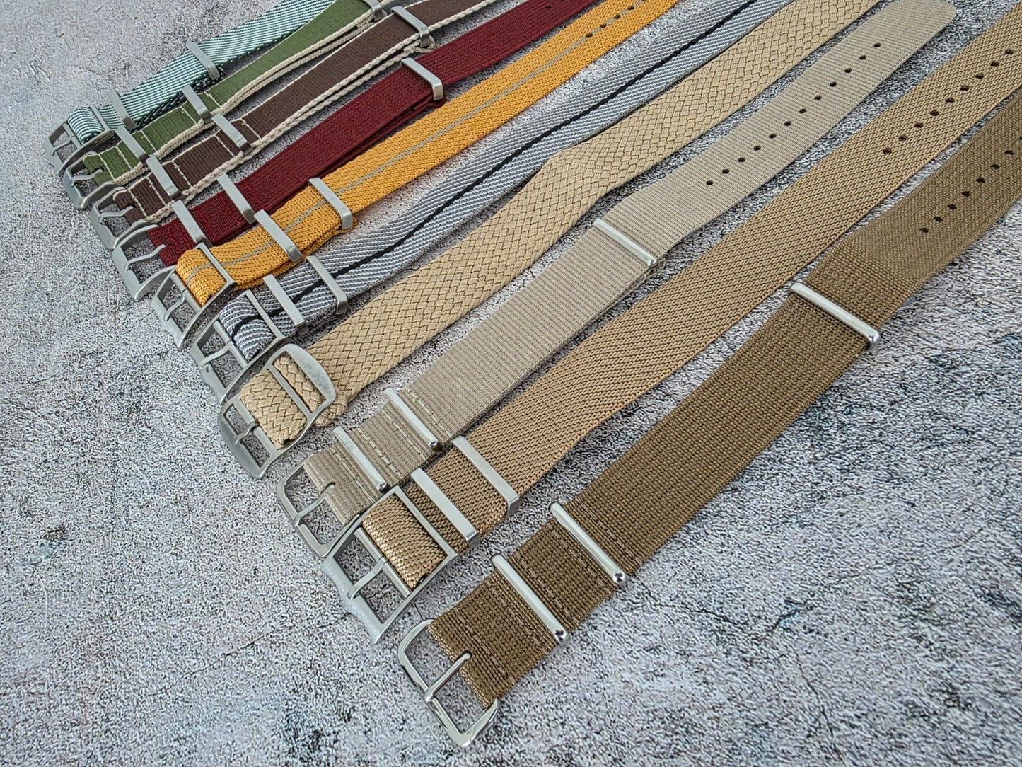 Job Lot of 10 Nylon Watch Straps Bands 22mm Military RRP £100 MOD UK