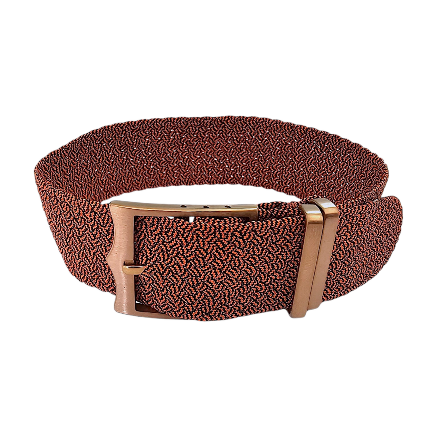 Bronze Buckle Perlon NATO Watch Strap Nylon 20mm 22mm