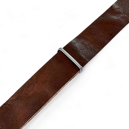 Wrist Envy Italian Leather NATO Watch Strap Band Military 18 20 22 mm Dark Brown