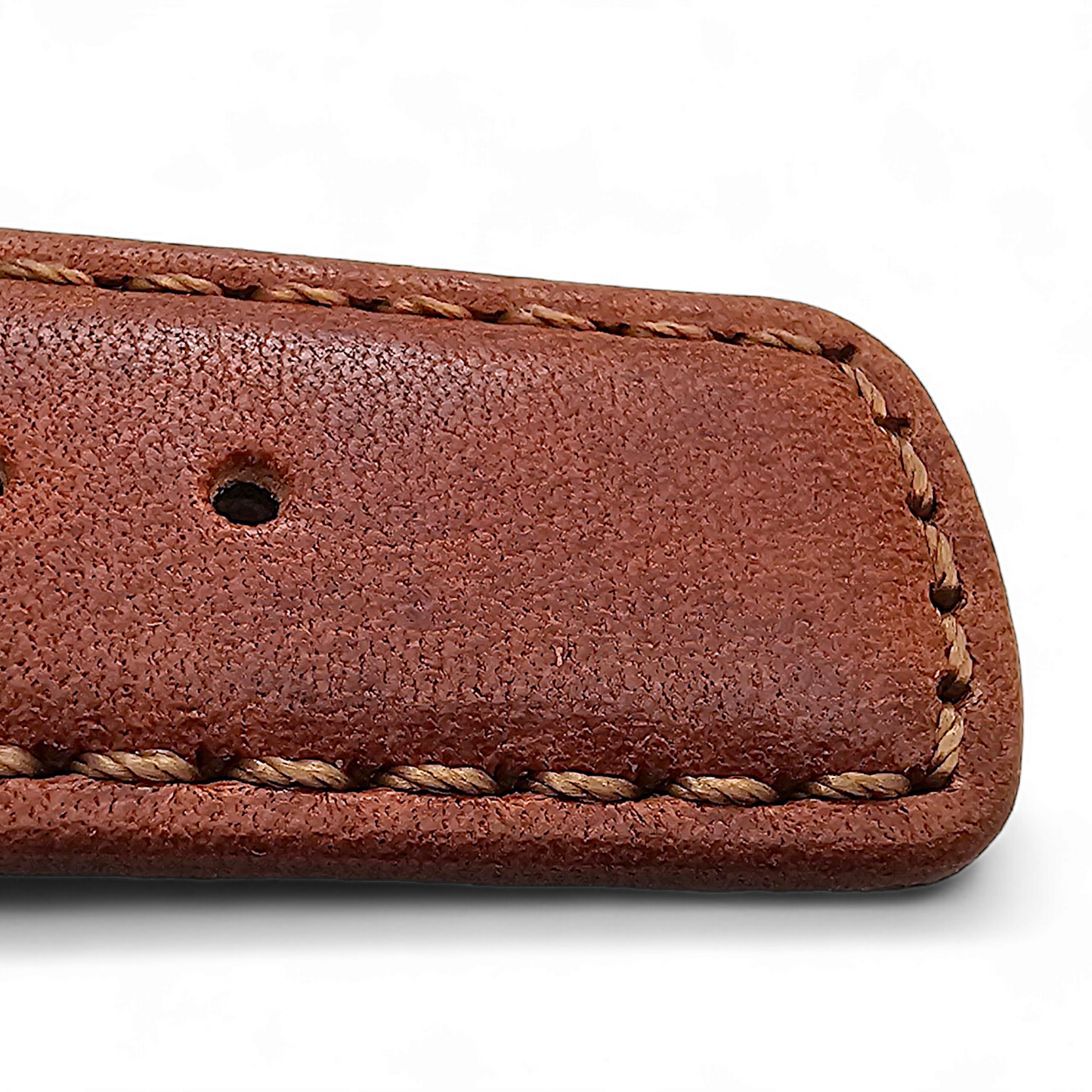 Horween Leather Watch Strap For Apple IWatch Chestnut Brown