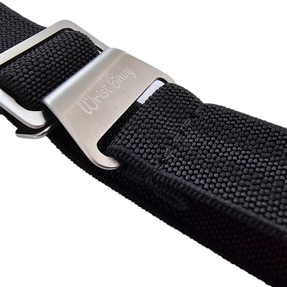 Elastic Nylon Marine Nationale Watch Strap Band 20mm 22mm Black Shades