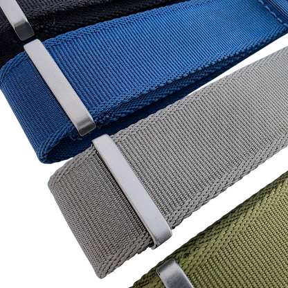 Sovereign Luxury Nylon Watch Strap Military 18mm 20mm 22mm Royal Blue