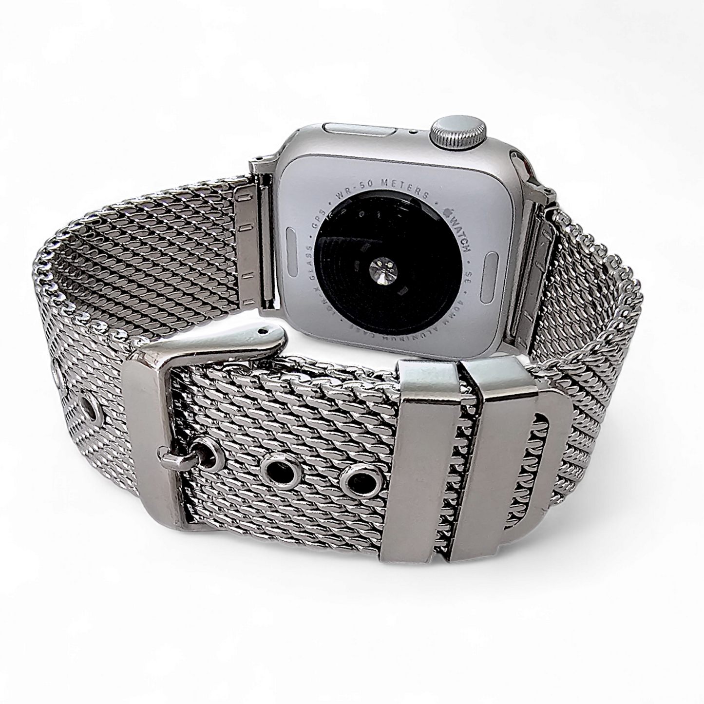 Shark Mesh 2.6mm Thick 316L Stainless Steel Bracelet For Apple Iwatch