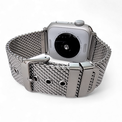 Shark Mesh 2.6mm Thick 316L Stainless Steel Bracelet For Apple Iwatch