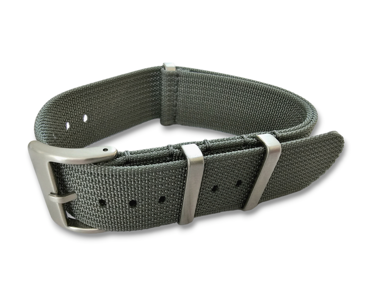 Ribbed Nylon NATO Watch Strap 1.4mm Thick 20mm 22mm