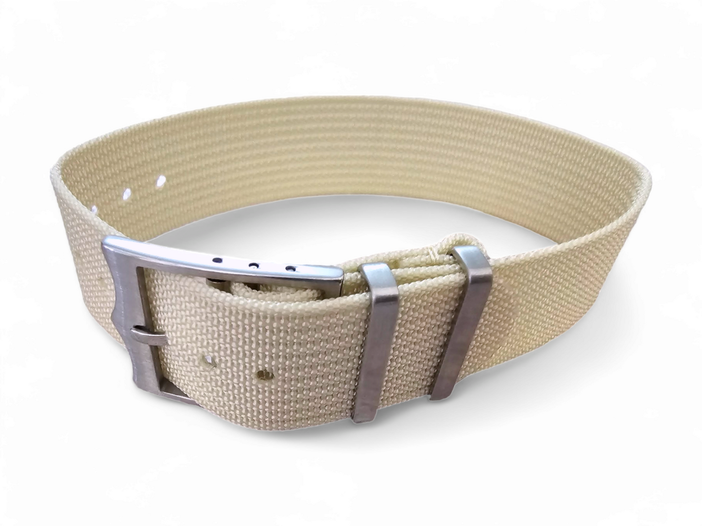 Ribbed Nylon NATO Watch Strap 1.4mm Thick 20mm 22mm