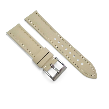 Sailcloth Watch Strap Band Two Piece 20mm 22mm Beige