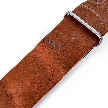 Italian Leather NATO Watch Strap 18mm 20mm 22mm Redish Brown