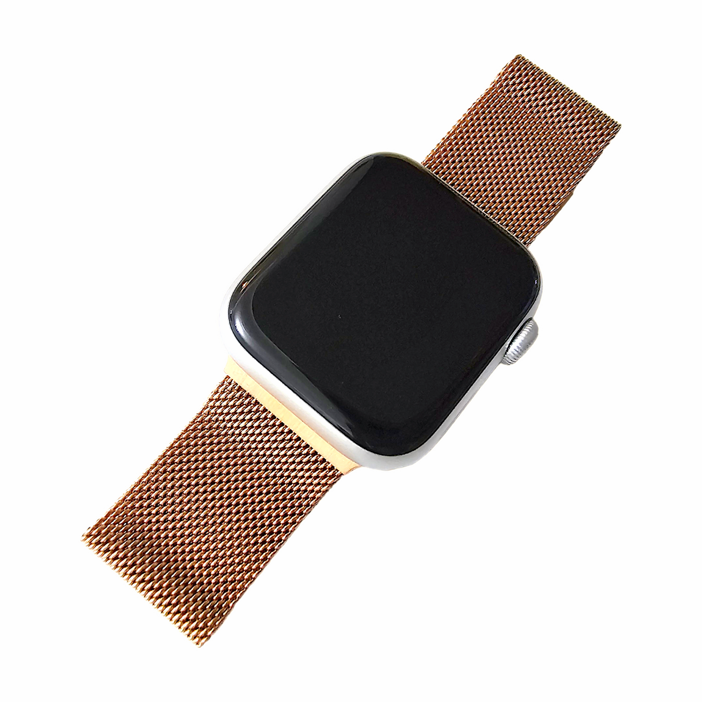 Milanese Steel Loop Bracelet For Apple Watch Retro Pink Gold