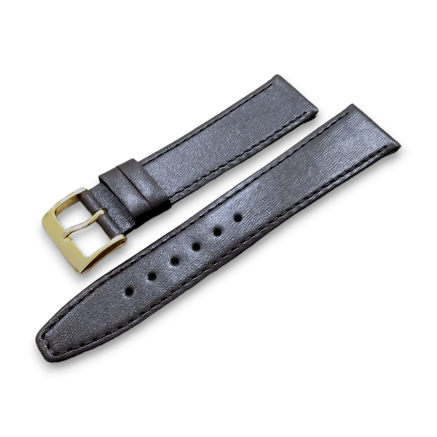 Luxury Stitched Leather Watch Strap Band Replacement Mens Womens 8mm to 22mm UK