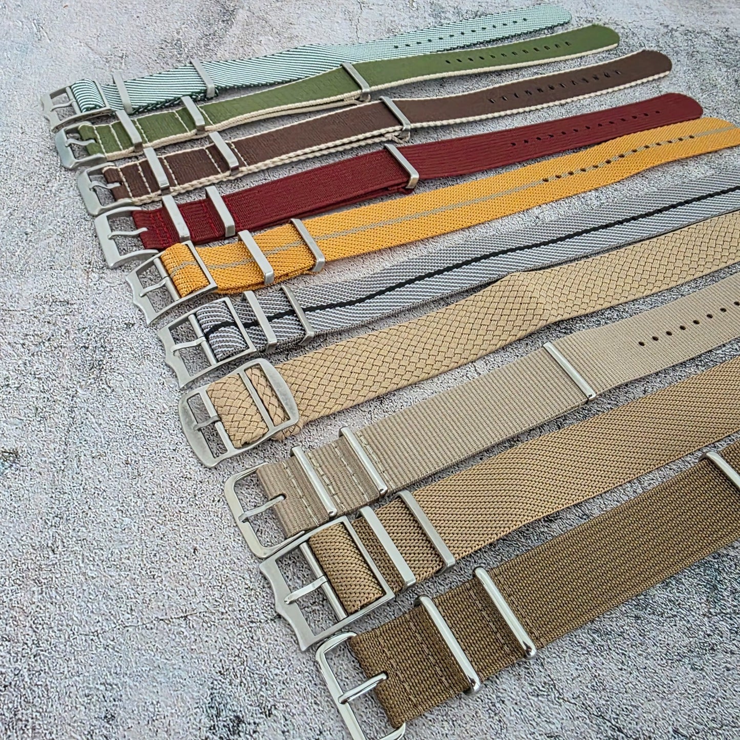 Job Lot of 10 Nylon Watch Straps Bands 22mm Military RRP £100 MOD UK
