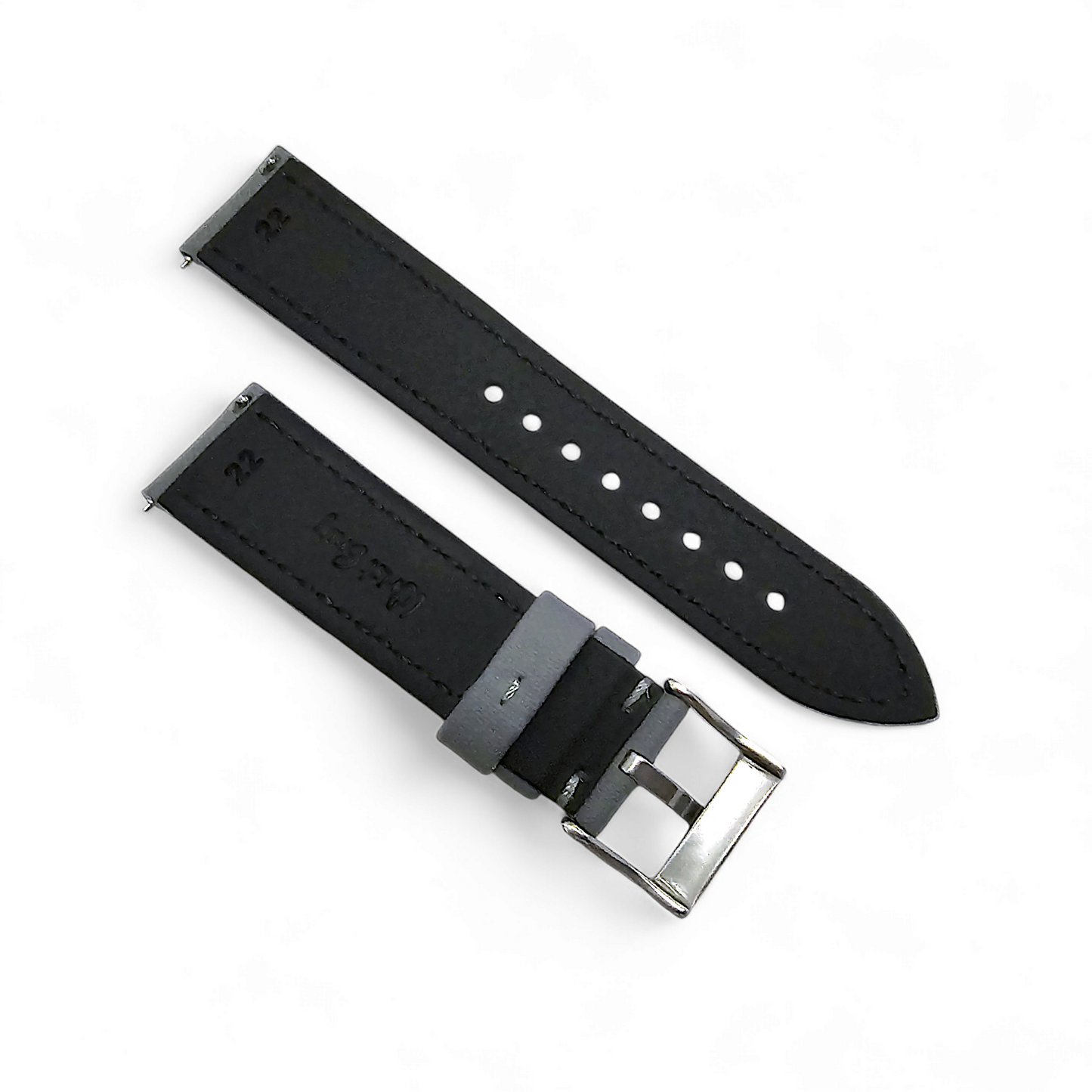 Sailcloth Watch Strap Band Premium Two Piece 20mm 22mm Navy Grey Replacement UK